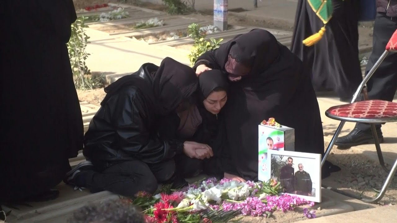 Mourners attend burial in Tehran of person killed in recent US-Israeli strikes | AFP