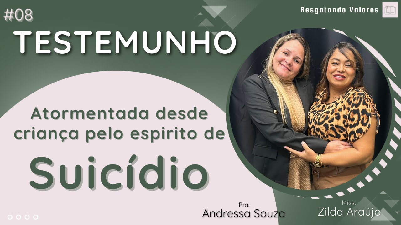 Testemunho 08 | Eu já estava QUASE MORTA, DEUS entrou no meu QUARTO e DISSE-ME: | Pra. Andessa Souza