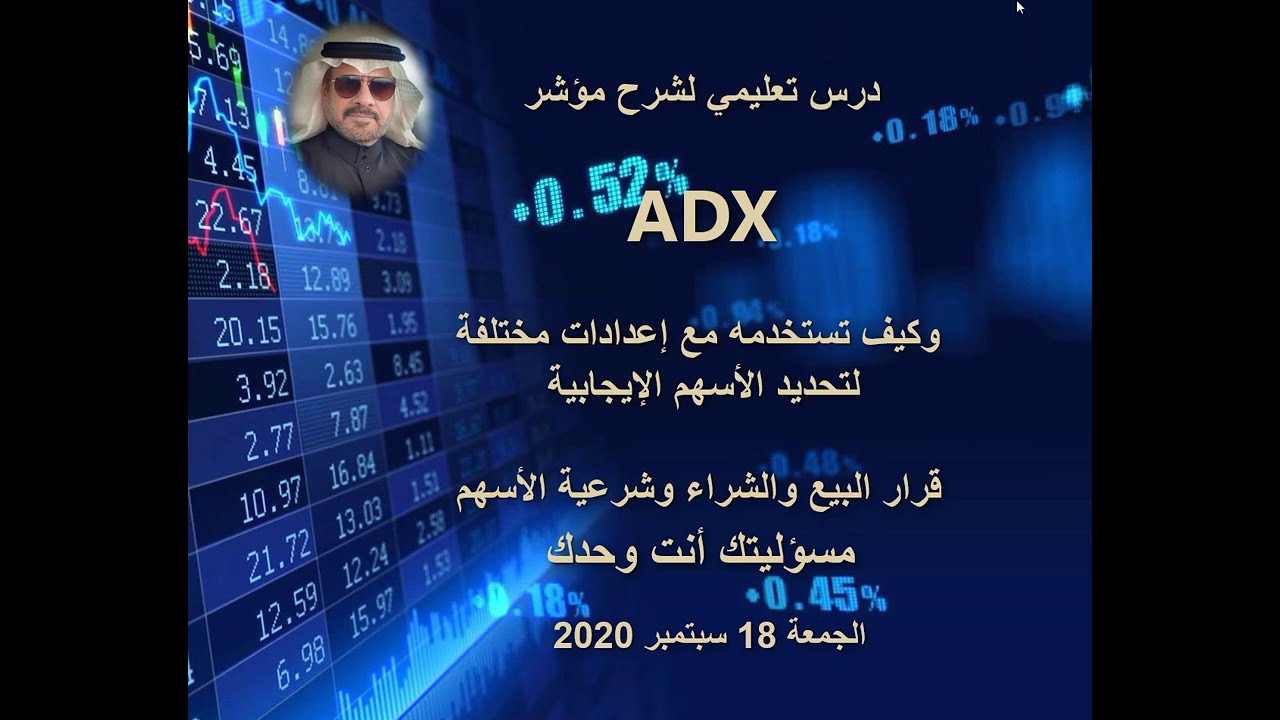 درس تعليمي لشرح مؤشر ADX وطريقة التداول مع مؤشر السيولة