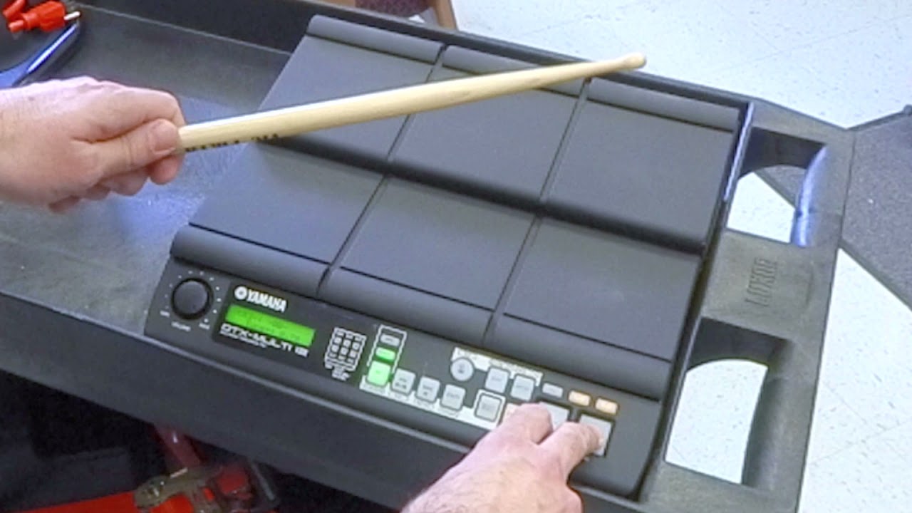 Yamaha DTX Multi12 run through (SFA Percussion Studio)