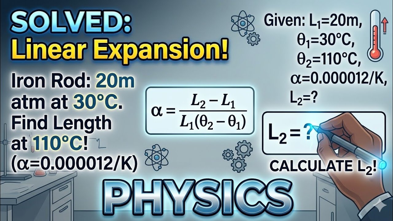 Physics: How to Calculate Coefflicient of Linear Expansion