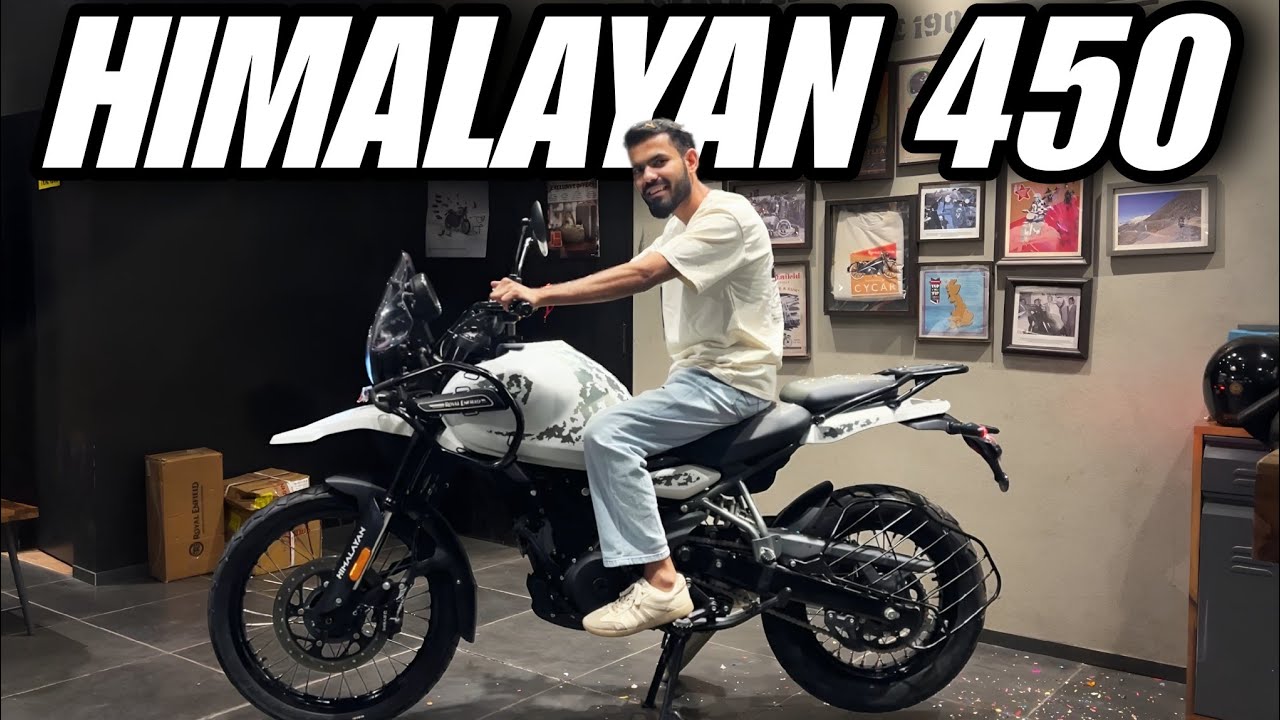 ROYAL ENFIELD HIMALAYAN 450 THE DAY I GOT MY BIKE ROYAL ENFIELD HIMALAYAN 450 DELIVERY 
