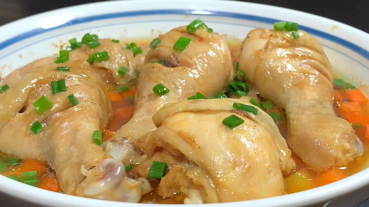 雞腿蒸一蒸：嫩到脫骨，全家搶着吃！不用油煙，營養又好吃，孩子超愛【阿朝哥美食】#蒸雞腿做法 #雞腿簡單料理 #大人小孩都愛吃 #美食教程