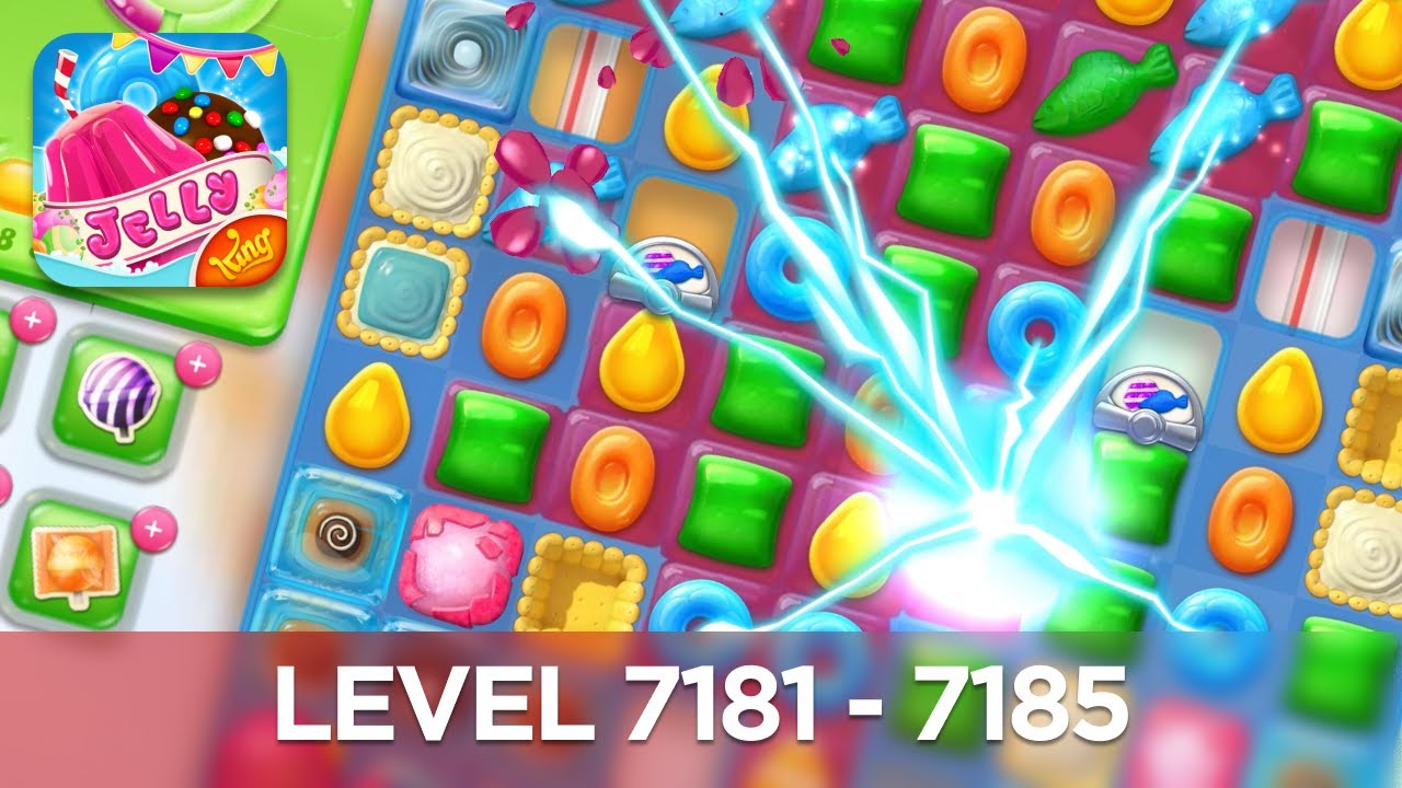 Candy Crush Jelly Saga 4K (Level 7181 - 7185)