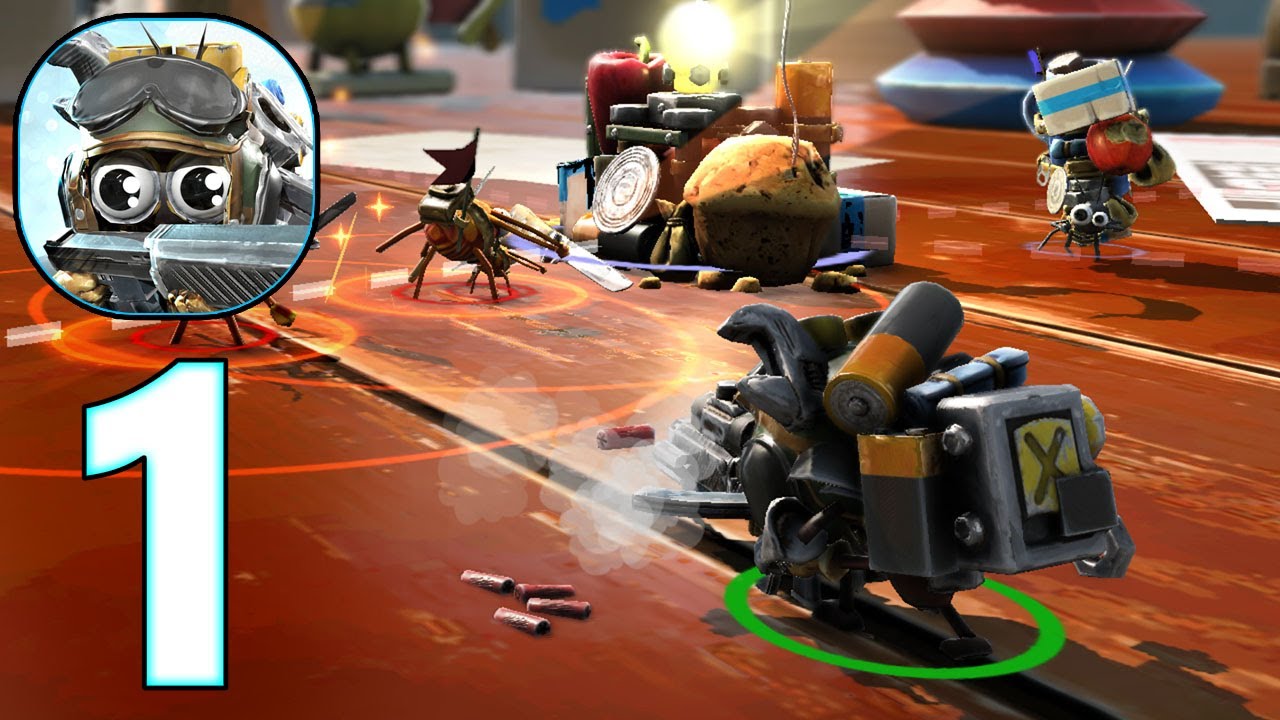 Bug Heroes: Tower Defense Gameplay walkthrough Part 1 (iOS, Android)