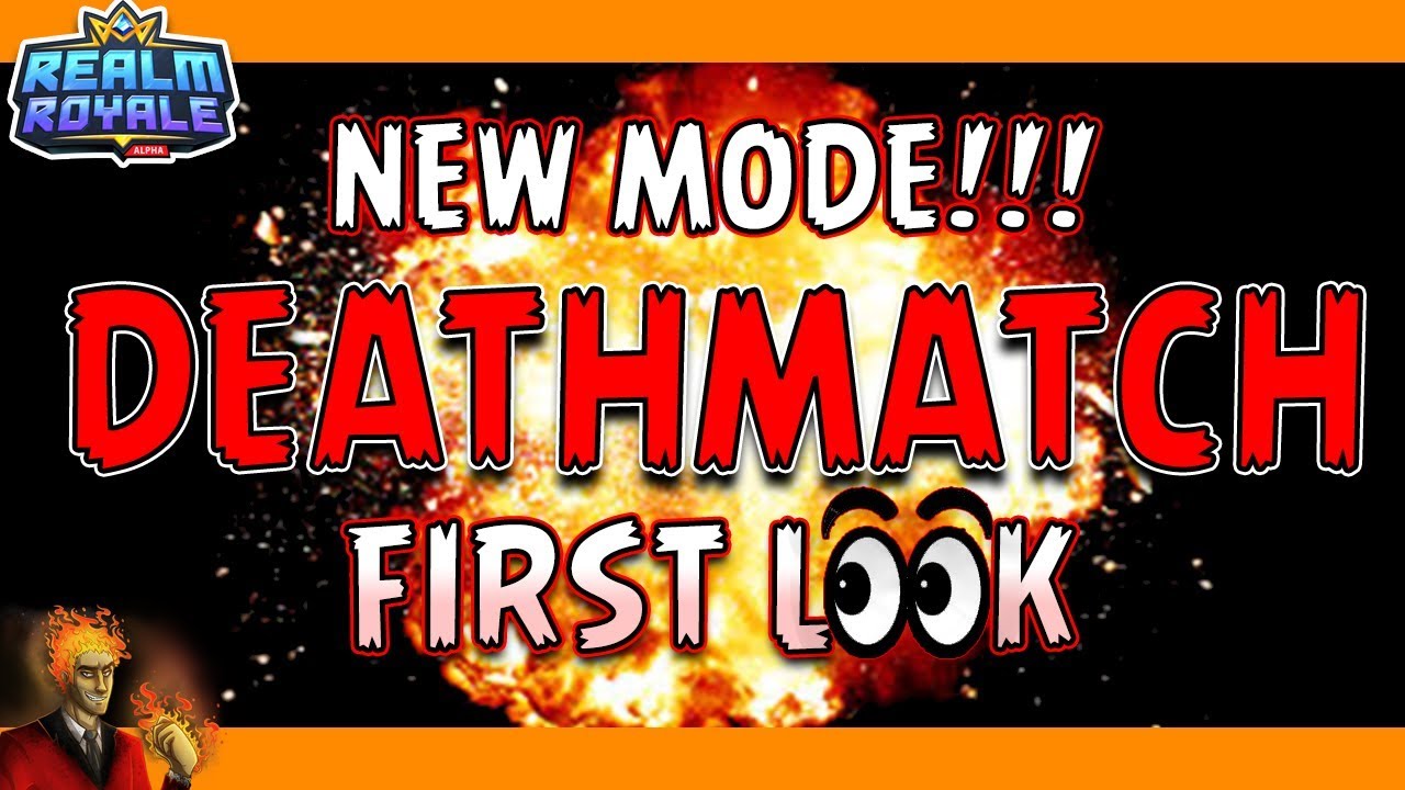NEW DEATHMATCH!!! Hi Rez Realm Royale's Newest Game Mode gameplay and reactions!
