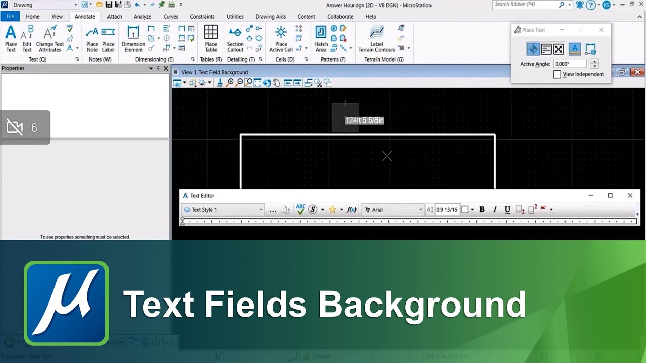 Text Fields Background
