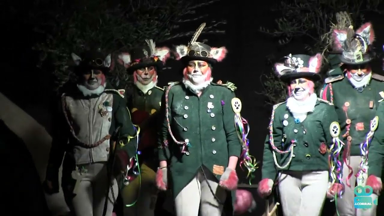 COMPARSA  LA CATERVA, 27- 2- 2023. CAZALLA DE LA SIERRA 2023