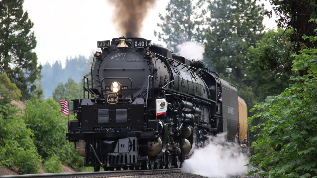 Chasing Big Boy 4014 up Donner Pass!