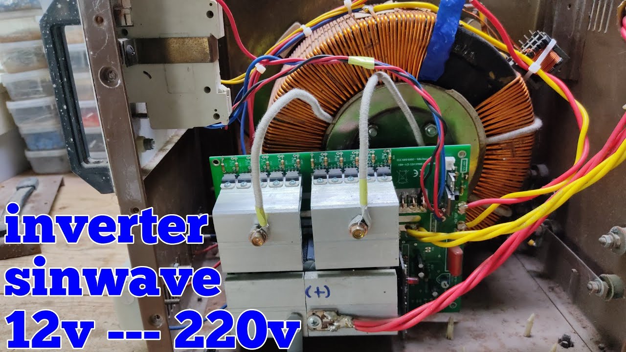 cách hạ dòng không tải cho inverter sóng sin .#579