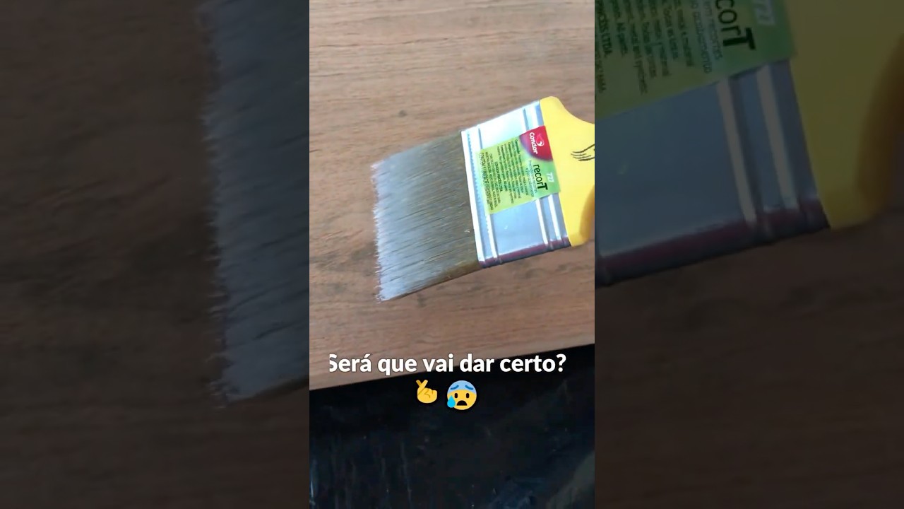 Decidi aplicar Stain Incolor Glass em vez Verniz!!