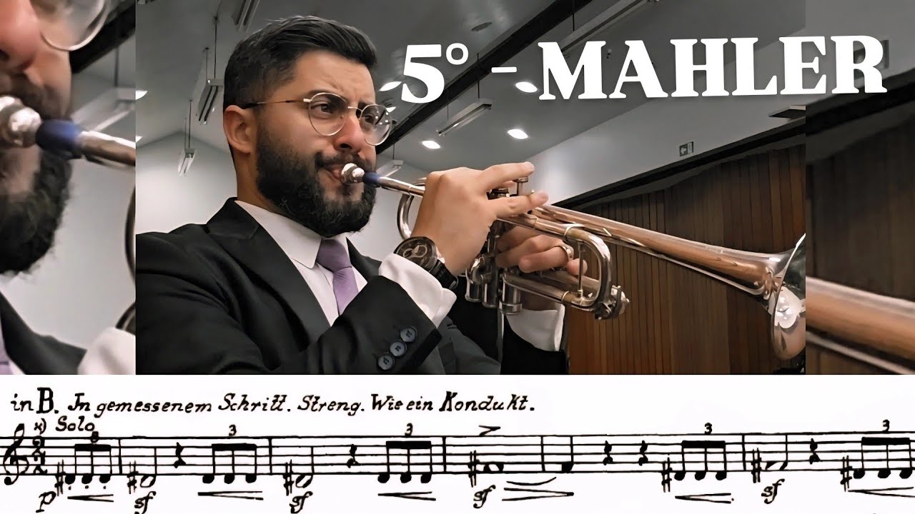 Mahler - Symphony No.5 - trumpet excerpts-   Daniel Leal trumpet