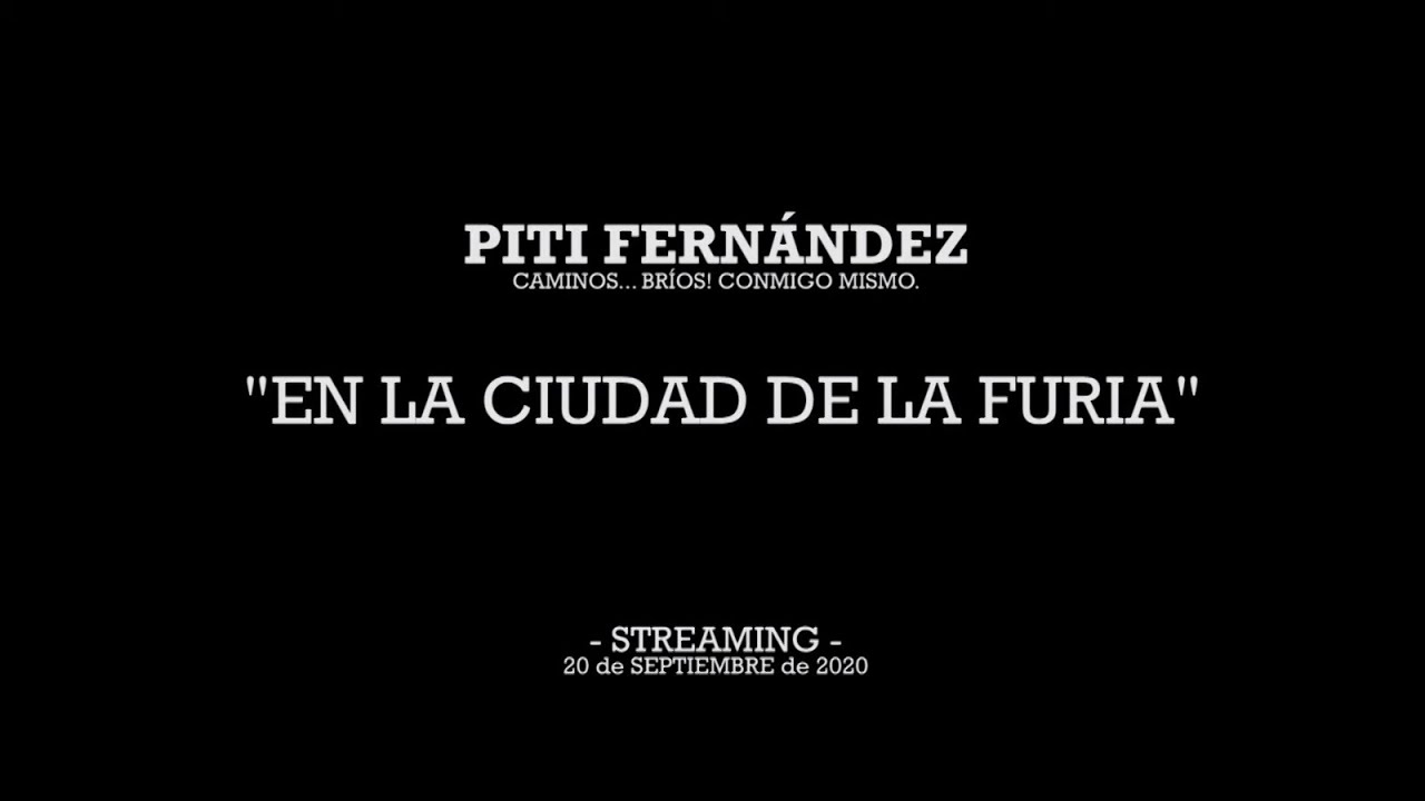 Piti Fernández | En la Ciudad de la Furia (COVER - Streaming 20/09/20)