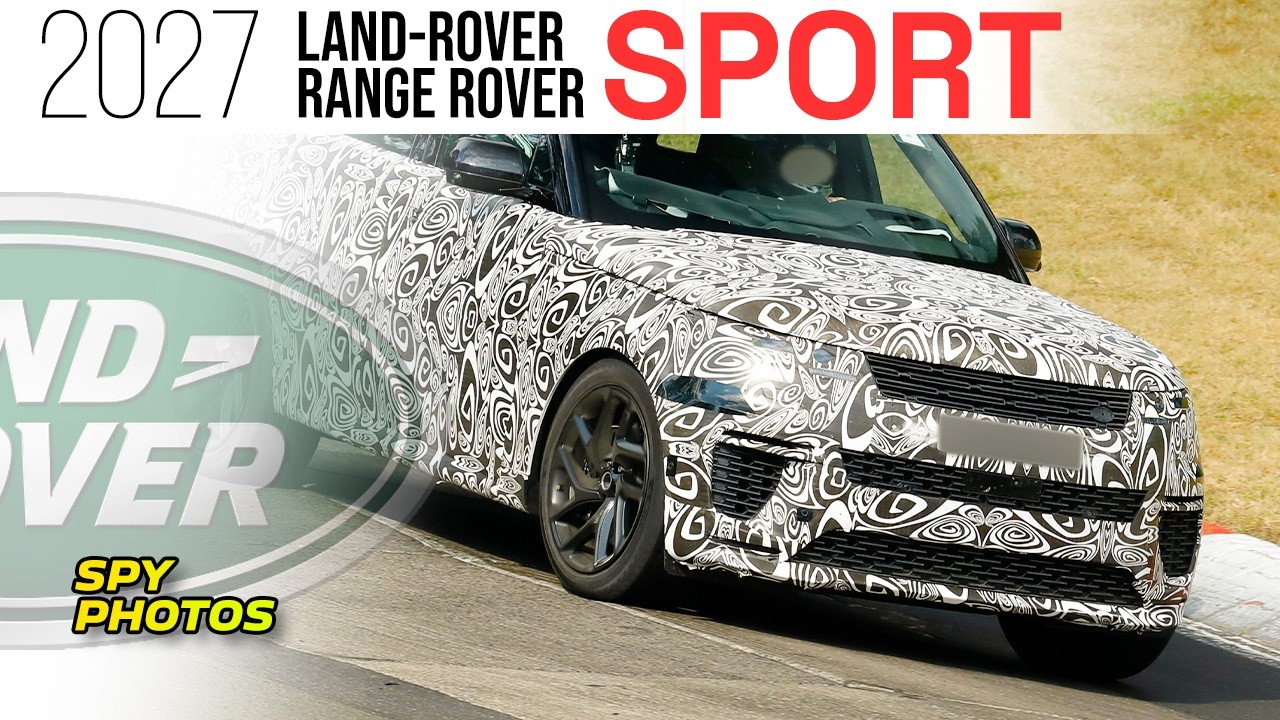 SPY PHOTOS: 2027 Range Rover Sport (facelift)