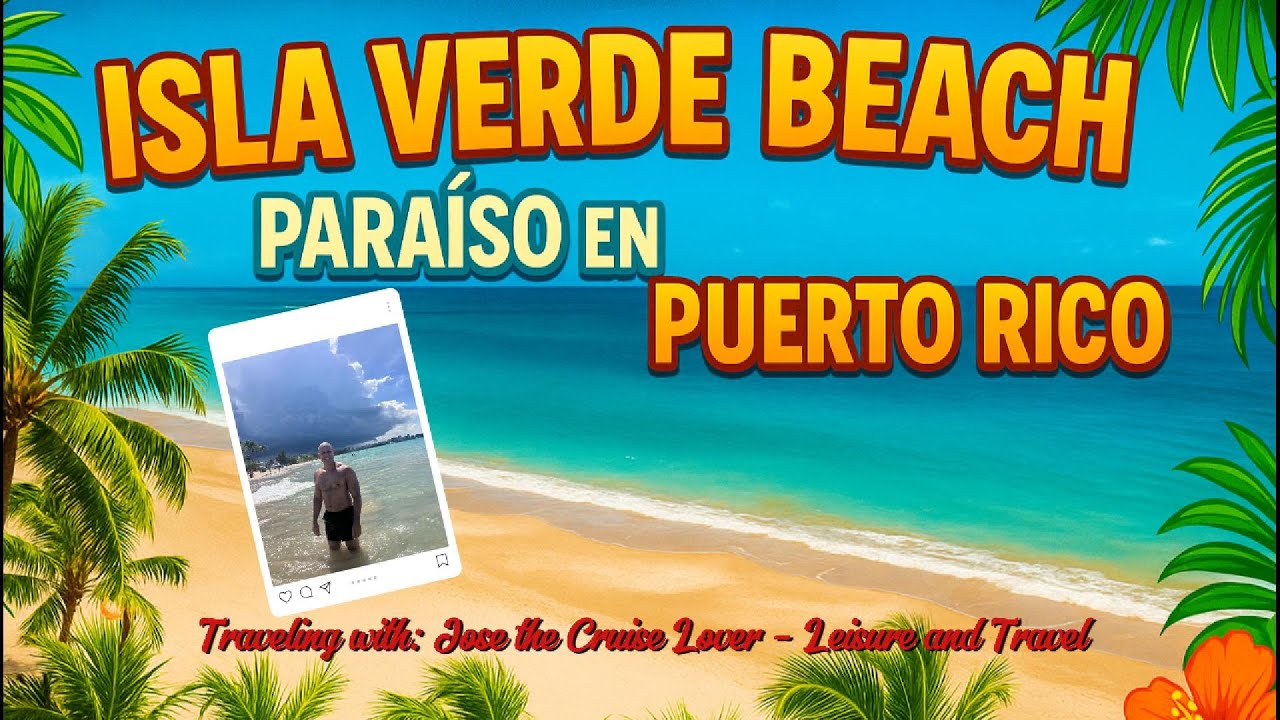 “Isla Verde Beach en Carolina Puerto Rico 🌴 | La playa más famosa de San Juan”