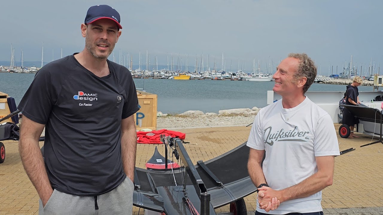 Luka Damic AUS at the Moth UK Open & World Championships 2023