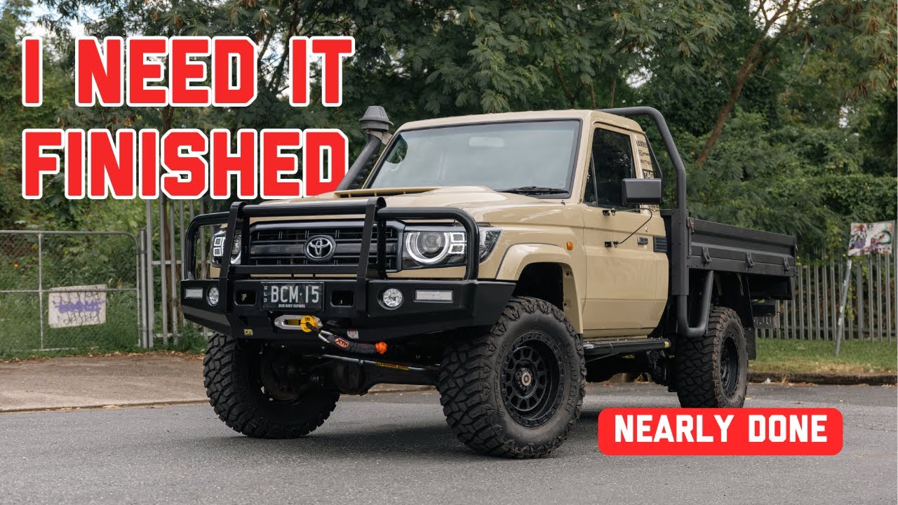 What's HAPPENING to Our 79 Series?! New steering wheel, Apple Car play, & more painting