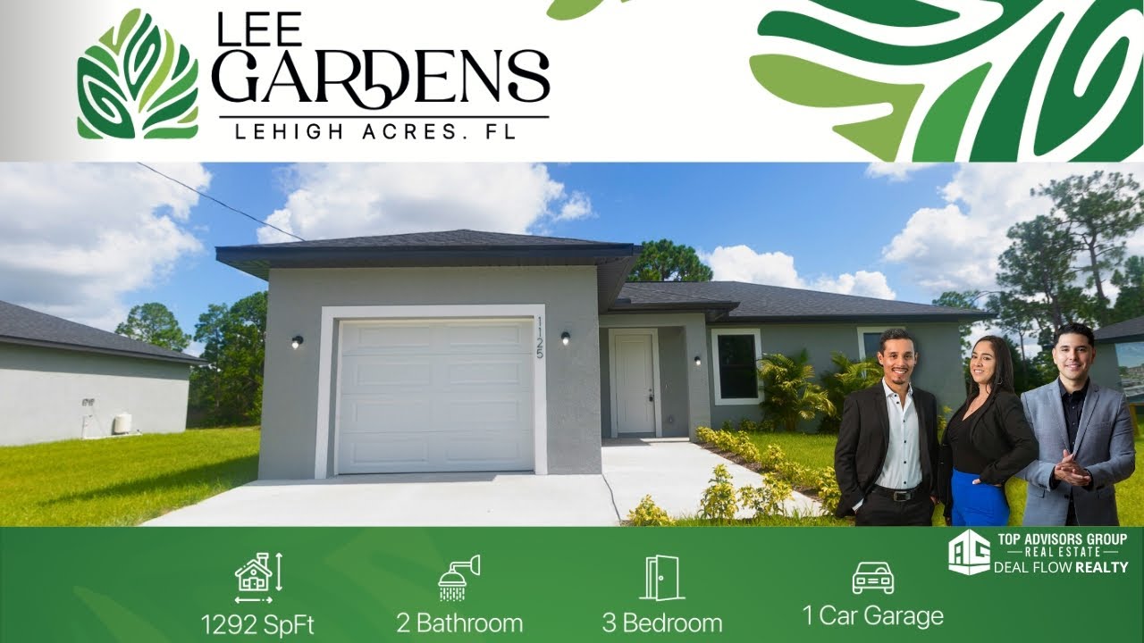 LEE GARDENS: Affordable New Homes with Strong ROI in Lehigh Acres FL