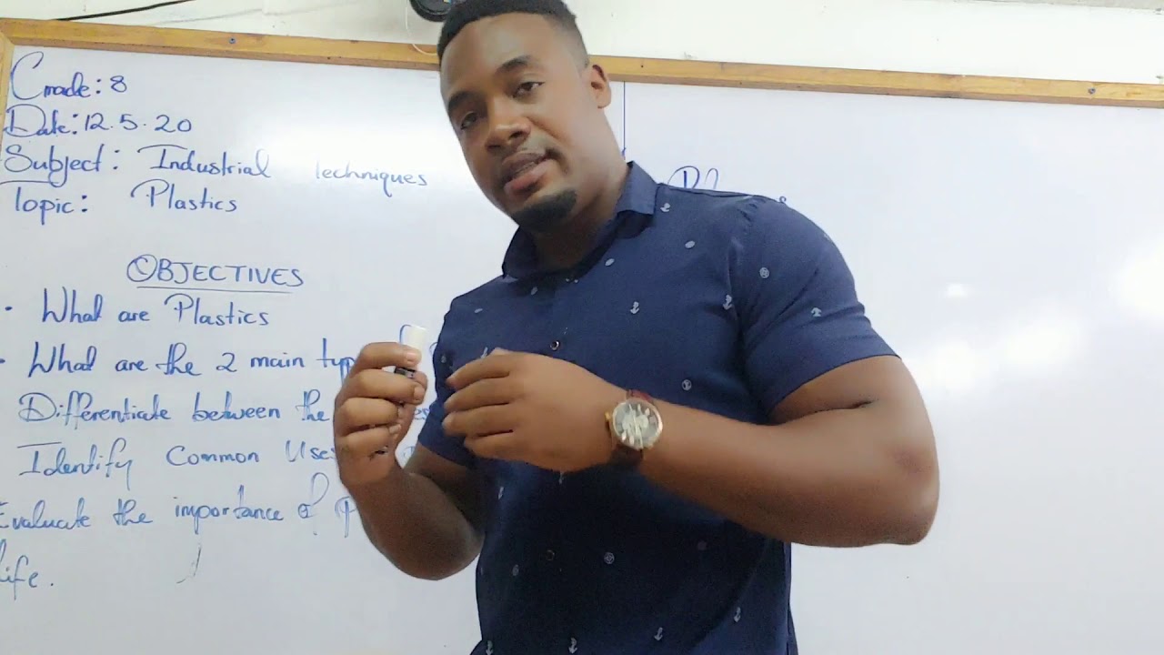 Grade 8 Industrial Techniques Lesson on Plastics