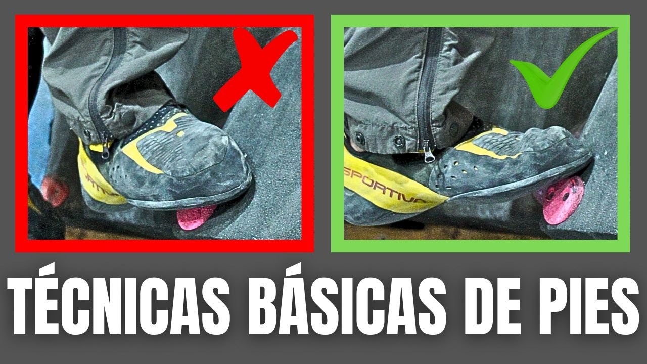 CÓMO USAR TUS PIES EN LA ESCALADA || Técnicas básicas para principiantes