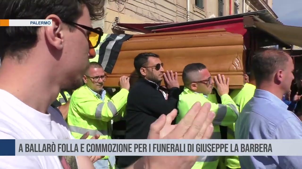 Palermo. A Ballarò folla e commozione per i funerali di Giuseppe La Barbera