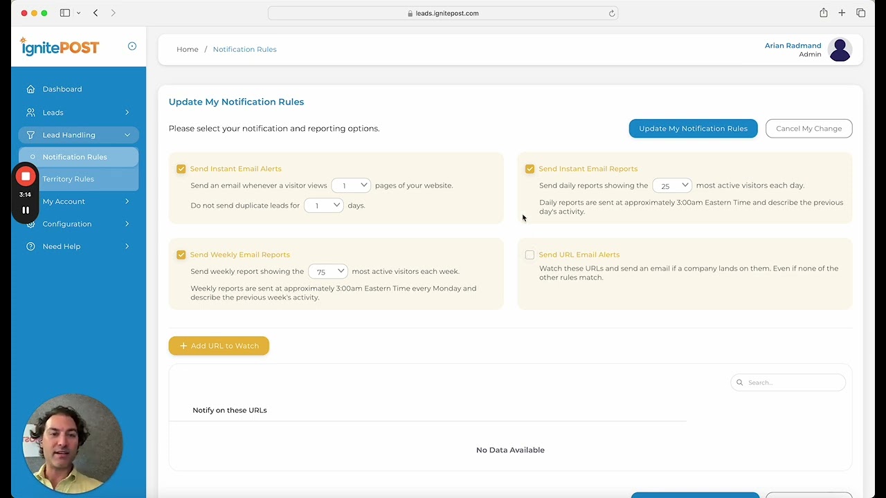 Exploring IgnitePOST's Anonymous Visitor Identification (AVID) Dashboard