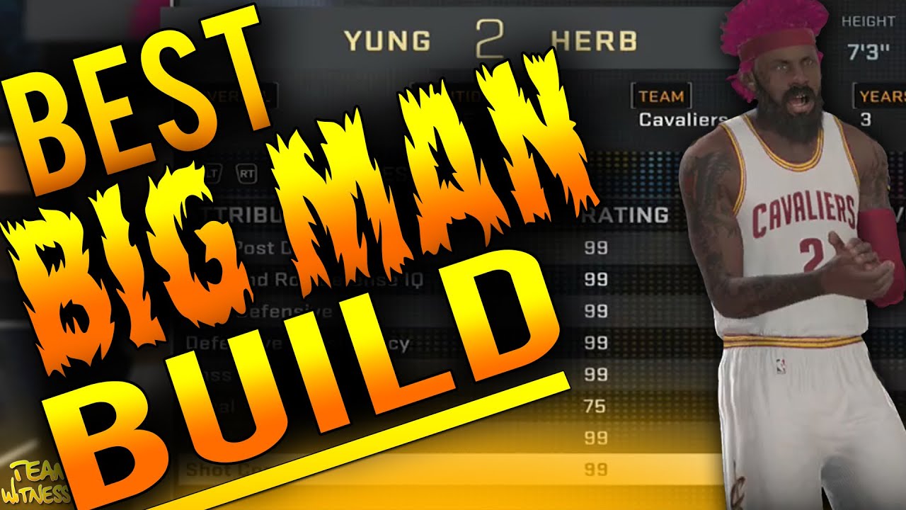 NBA 2K16 Tips: Best BIG MAN Build - How To Create a UNSTOPPABLE 99 Overall CENTER in 2K16!