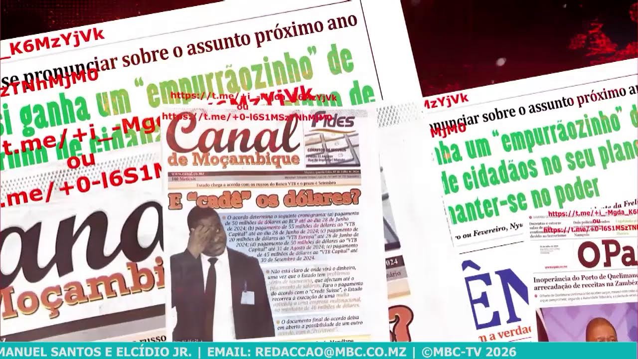 MANCHETES DO DIA | TERÇA-FEIRA (24/02) | MBC TV