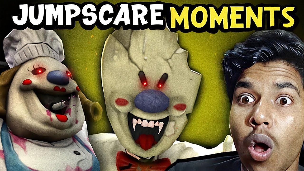 Ice Scream Chapter 8 Jumpscares Moments | laser blade yt