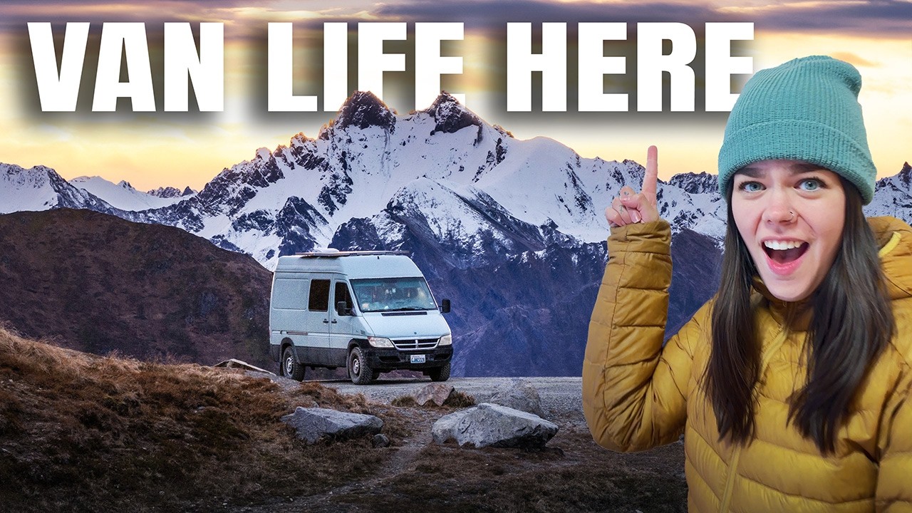 Van Life On Alaska's Most Beautiful Pass | Our First Alaskan Snow Storm