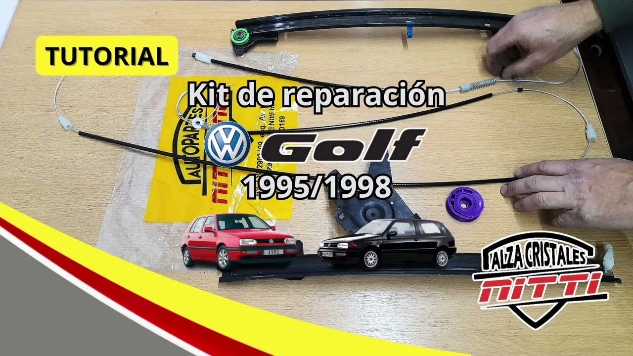 Tutorial reparación de máquina levanta vidrio Volkswagen Golf 1995/1998