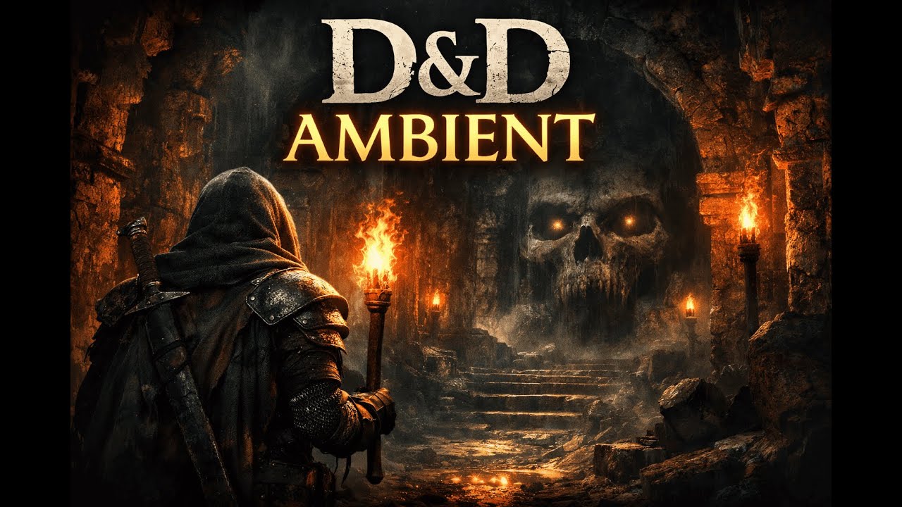 D&D Dungeon Ambient 🧙‍♂️ Dark Fantasy Music for Roleplay & Exploration