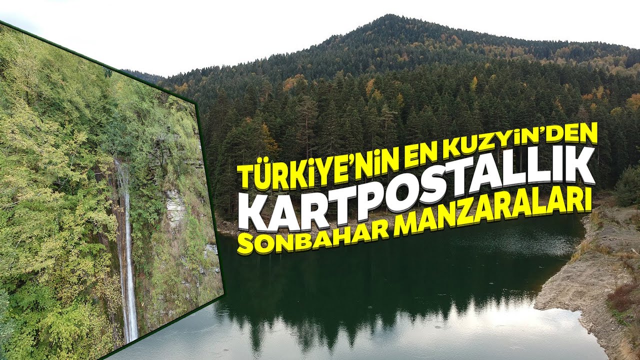 Sinop’ta Sonbaharda Oluşan Renk Cümbüşü Havadan Görüntülendi