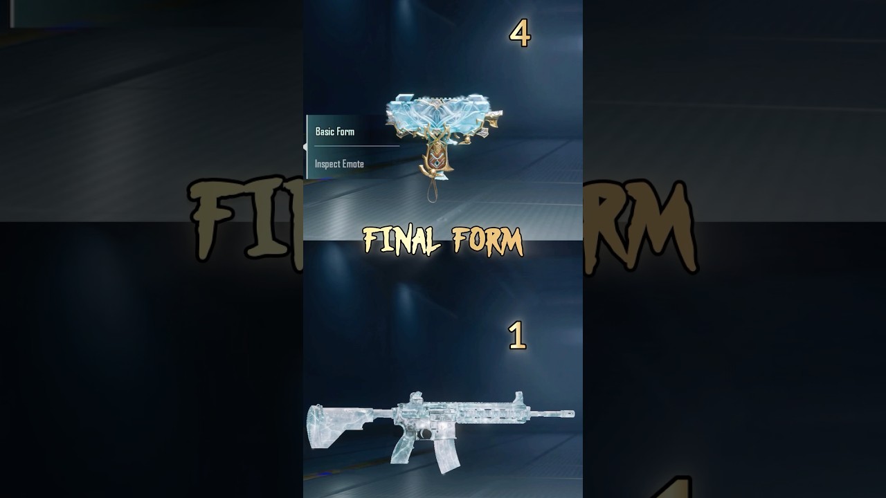 M416 GLACIER❄️vs❄️Uzi GLACIER || 