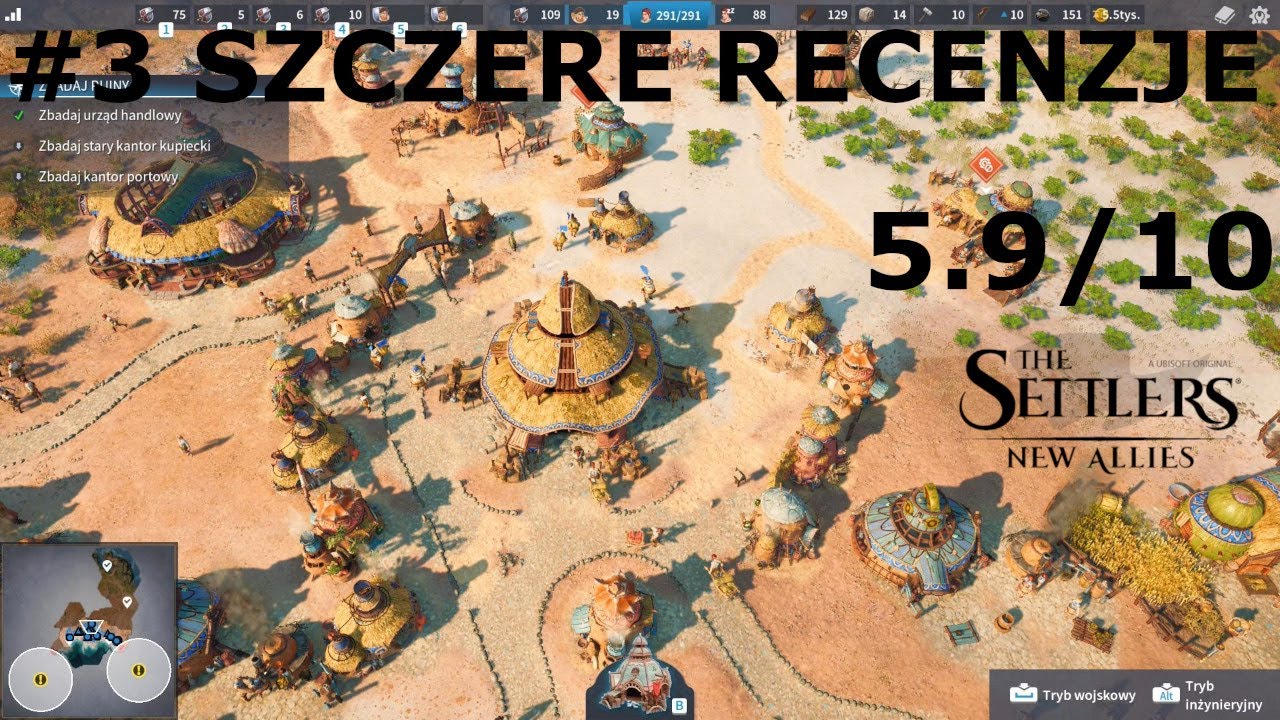 Szczere Recenzje #3 The Settlers: New Allies Recenzja