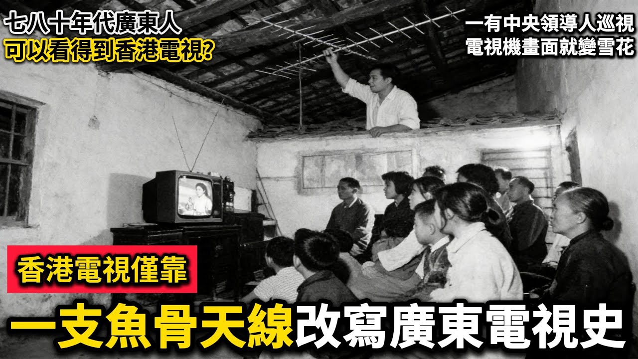 【粵語中字】香港電視台如何征服廣東？七八十年代廣東民眾如何收看香港電視台？大地恩情/上海灘/大俠霍元甲
