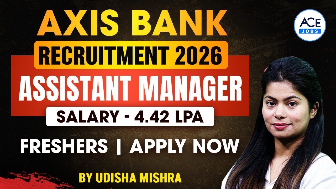 Axis Bank Young Bankers Program 2026 | Full Process & Eligibility | By Udisha Ma'am
