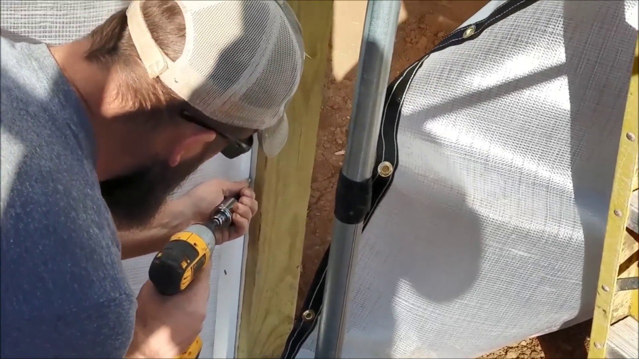 High Tunnel: Buttoning Up the Doors (11th in series)
