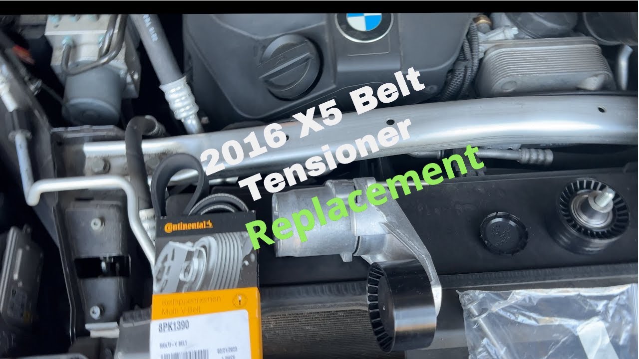 2016 X5 X Drive 35i. Drive Belt  and Tensioner Replacement