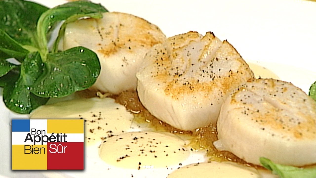 [Recette] Noix de Saint Jacques Rôties, Émulsion crémeuse D'Oignon
