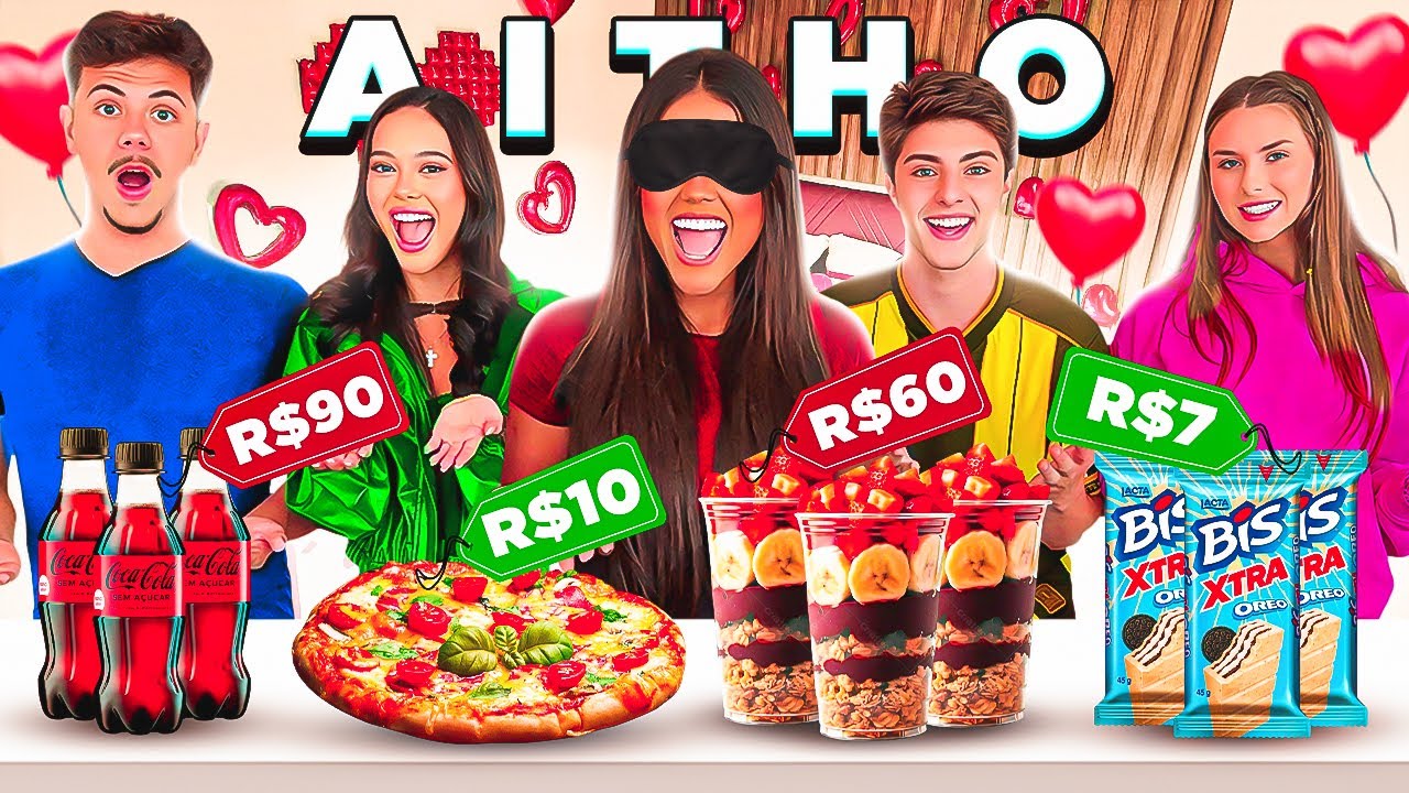 TODA COMIDA DE AITHO QUE VOC&Ecirc; COMER EU VOU PAGAR!!! &Agrave;S CEGAS