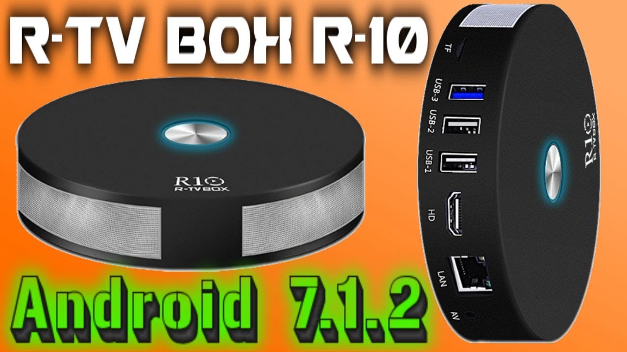 R-TV BOX R10 Android 7.1.2 RK3328 NEW! Android TV Box
