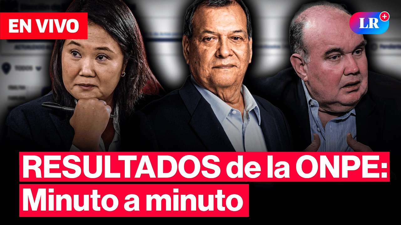 🔴 RESULTADOS ELECCIONES GENERALES PER&Uacute; 2026: as&iacute; va el CONTEO DE VOTOS ACTUALIZADO | #LR