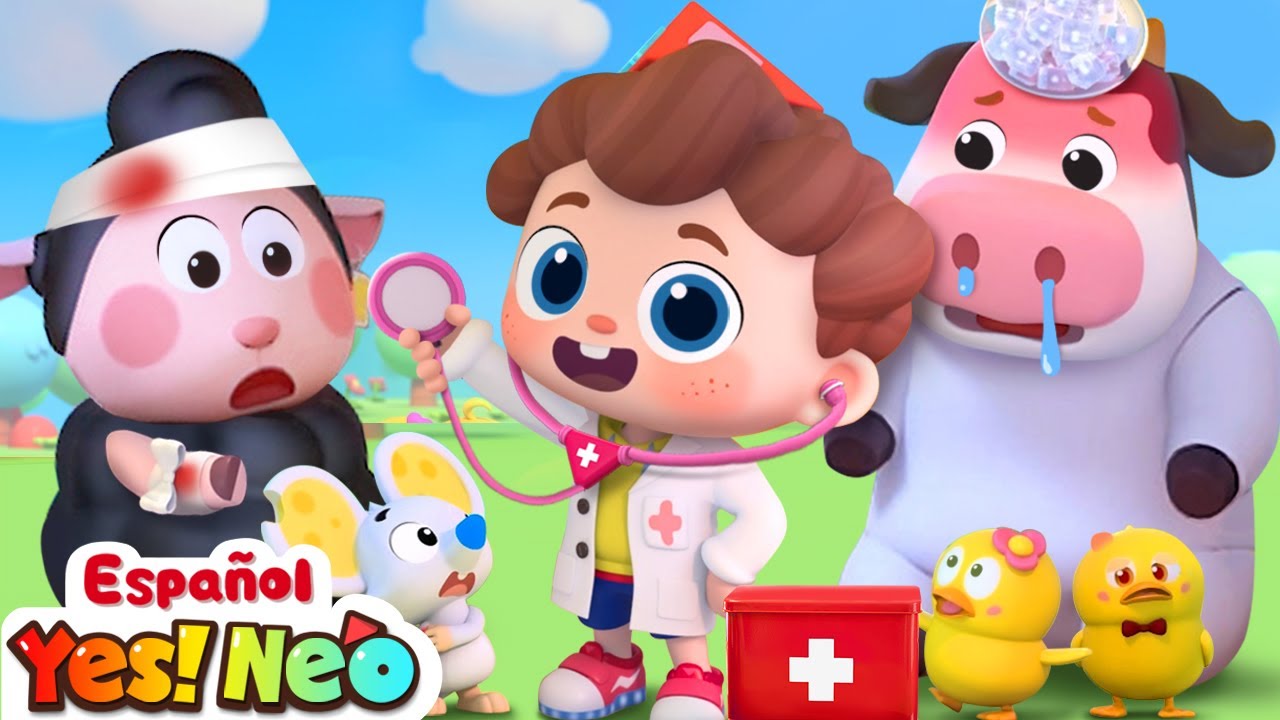 Las Ruedas de la Ambulancia | Canción de la Herida | Yes! Neo - Canciones y Caricaturas para Niños