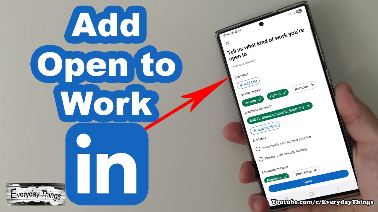 How to Add Open to Work on LinkedIn