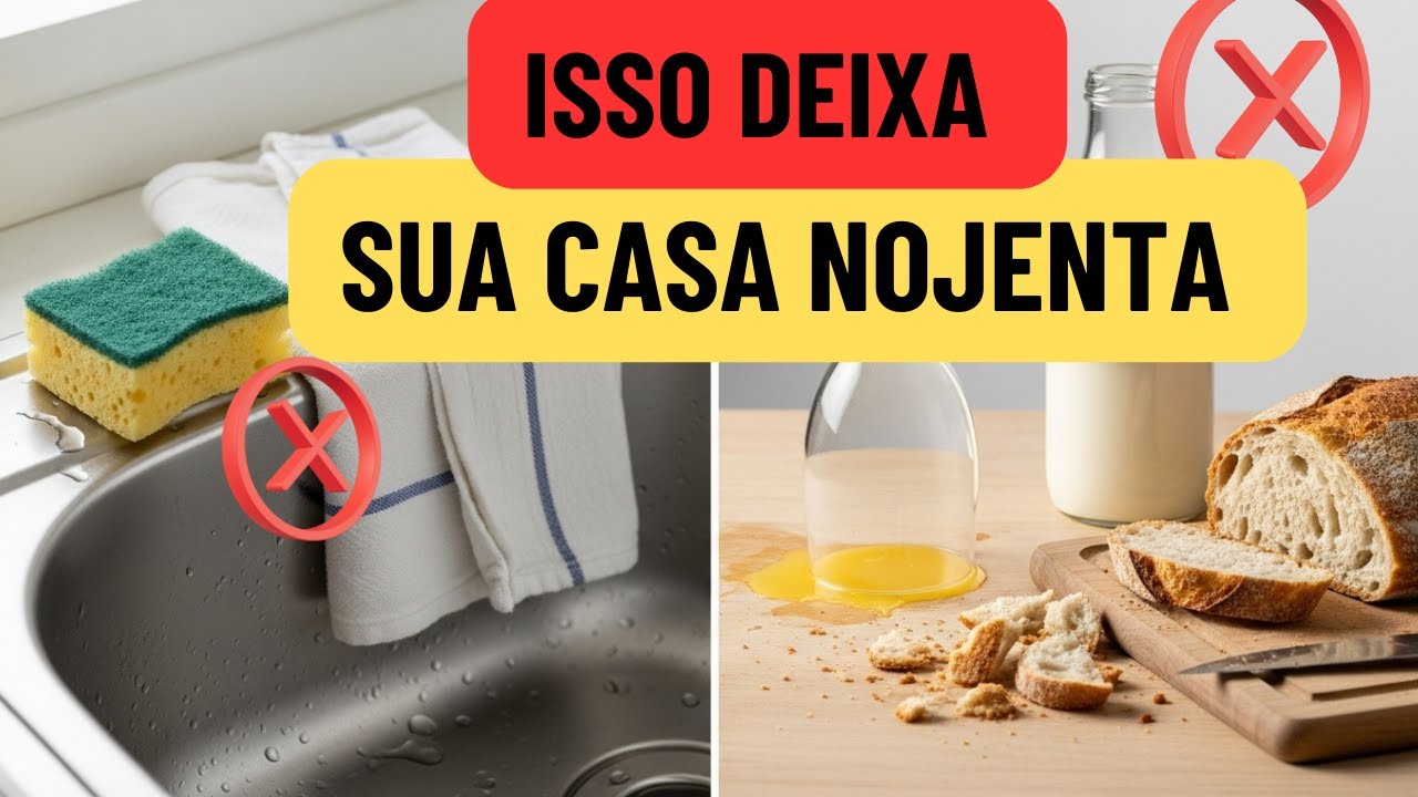 🎯14 coisas que, se você não limpar todo dia, sua casa fica NOJENTA