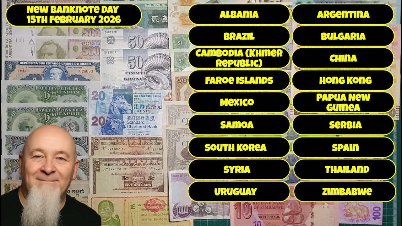 New Banknote Day Ep 16 15th February 2026