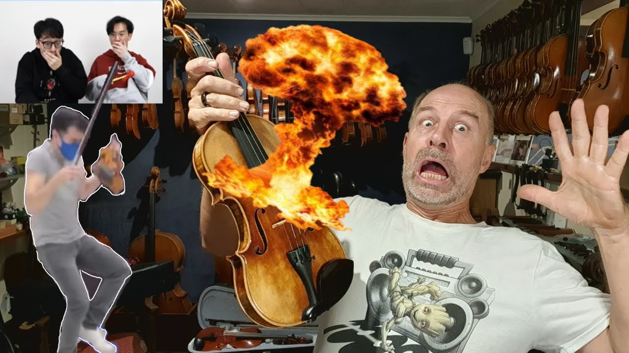 Exploding Violin! How did it happen?... Olaf's insights into TwoSet video