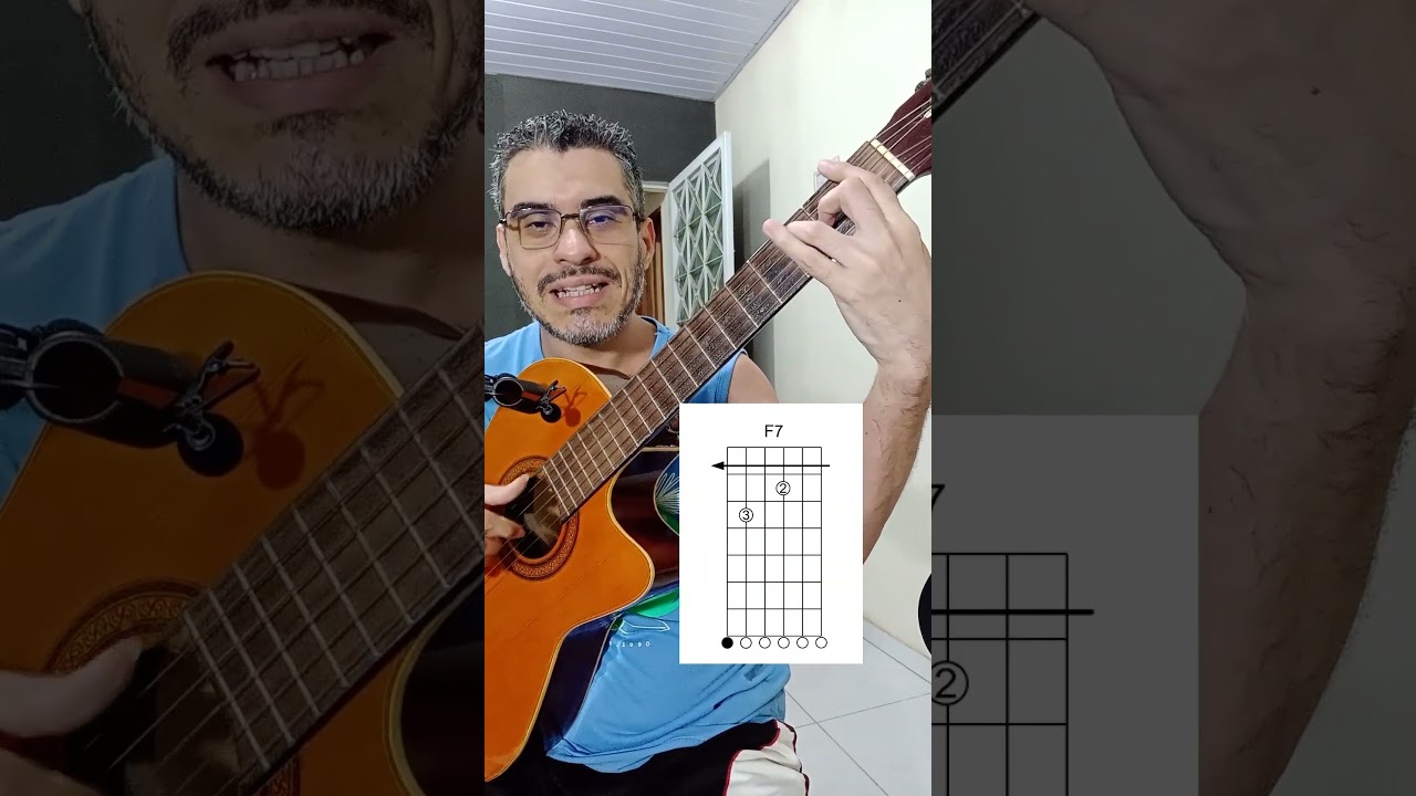 Voc&ecirc; j&aacute; usou este acorde invertido no viol&atilde;o? #auladeviolaogospel #pagodegospel #harmoniafuncional