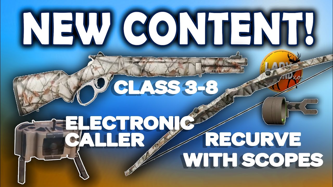 UP CLOSE LOOK at the AMBUSHER DLC!!! - .44 LEVER ACTION, Recurve & Cosmetics!!! - Call of the Wild